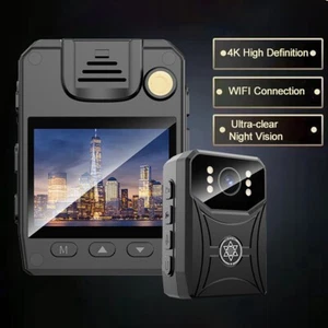 HD 4K Mini Camera Recorder Body Police Cam 120° Motion Video DVR IR Night Cam - Bild 1 von 12