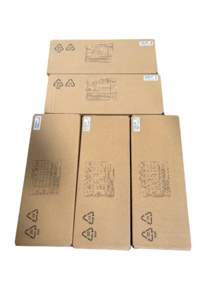 Bundle of 5 x HP Keyboard 434820-037 PS2 UK Silver/Black - NEW # - Image 1 of 4