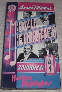 Leonard Maltin's Movie Memories Soundies: Vol. 4 Harlem Highlights VHS Video - Picture 1 of 2