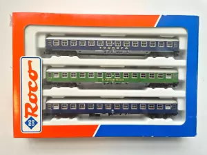 Roco N 24012 Reisezugwagen-Set 3 Tlg der DB Touropa Scharnow-Reisen in OVP (SPR - Bild 1 von 7
