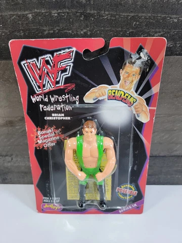 Brian Christopher - WWF Justoys Bendems Series IX  Wrestling Figure WWE # 12013 Cover