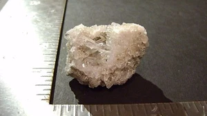 1 1/2" X 1 1/2" Crystal Clear Sparkly Quartz Cluster on Matrix - Ellenville, NY - Picture 1 of 9