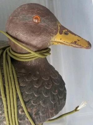 Vintage Duck Decoy, 1954 J.S. McGuire, Harry Dye Dye-Coy M-54, Plastic Decoy - Image 1 of 4