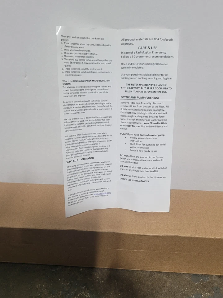 Seychelle Pump 2 Pure Kit - Image 1 of 1