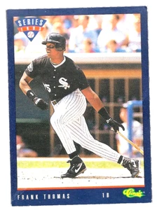 1993 Serie Clásico Frank Thomas T92 Trivia Juego Medias Blancas de Chicago - Imagen 1 de 8