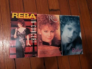 Three VHS tapes from country legend Reba McEntire. Featuring "Reba," Reba:... - Picture 1 of 3