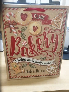Bolsas de regalo de Navidad grandes de alta calidad para panadería Mrs Claus X8 SOLO £9.99 ENVÍO GRATUITO - Imagen 1 de 14