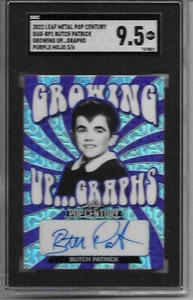 Butch Patrick EDDIE MUNSTER KID Leaf Pop Century Autograph Auto SGC 9.5 MINT /6 - Picture 1 of 2