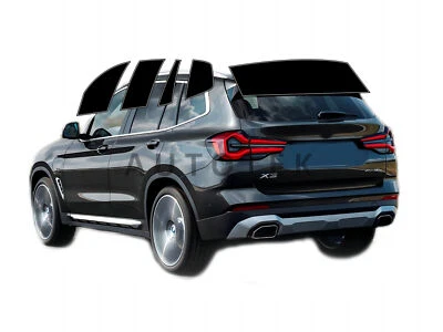 Película precortada en todos los lados + ventana trasera cualquier tono % VLT para BMW X3 2018-2024 Foto 1 de 4