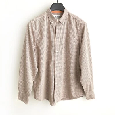 Camisa Mountain Khakis Para Hombres Talla M Naranja Azul Verde Cuadros Gorpcore Aire Libre Senderismo Foto 1 de 4