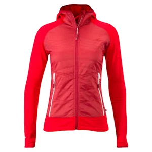 Silvini Cycling Sweatshirt Jacket Divera Large Red Hooded Reflective Lightweight - Picture 1 of 7