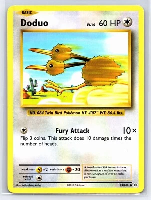 2016 Pokemon TCG - XY Evolutions - Regular Doduo 69/108 - Image 1 of 2