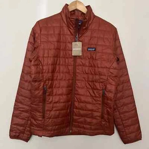 Patagonia Men's Nano Puff Jacket Brushed Red Large FA24 84212 NEW - Picture 1 of 3