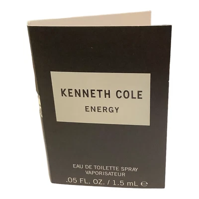 Kenneth Cole Energy Eau de Toilette EDT Spray Muestra Vial 0.05 oz/1.5 ml Foto 1 de 2