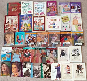 American Girls AG Book Lot Craft Julie Samantha Kit Party Wild Heart Nellie Cook - Imagen 1 de 10