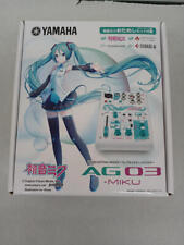 YAMAHA Hatsune Miku AG03-MIKU Webcasting Mixer 3-Channel Audio Interface