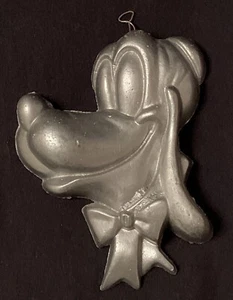 Rare VTG Disney's Pluto Cast Aluminum Head Face Dimensional Wall Hanging Plaque - Picture 1 of 6