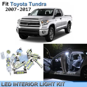 Kit de 14 luces interiores LED blancas de xenón para Toyota Tundra 2007-2017 - Imagen 1 de 11