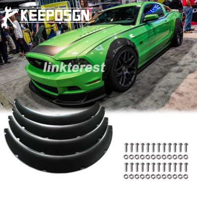 For Ford Mustang GT Fender Flares Body Kits Wide Extension Wheel Cover Protect Foto 1 de 4