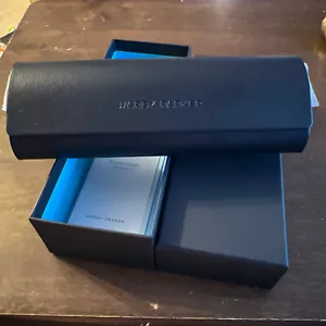 Warby Parker Glasses Hard Case Empty New Navy - Picture 1 of 4