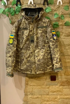 Chaqueta de Invierno Ucraniana Uniforme Abrigo Guisante Militar Camuflaje Pixel MM-14 Foto 1 de 4