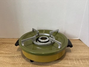 Vintage Riviera Alcohol Single Burner Warmer Avocado and Harvest Gold - Picture 1 of 8