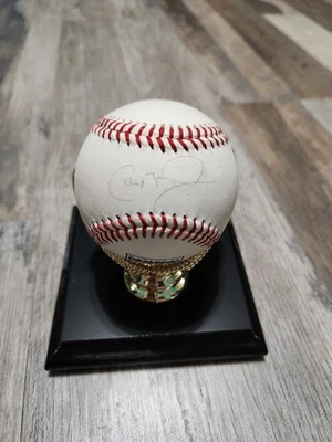 Cal Ripken Jr Autographed signed National Hall Of Fame Hof Baseball Orioles  - Image 1 of 2