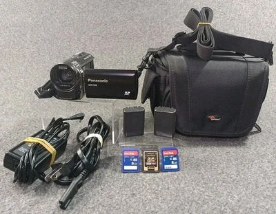 Panasonic SDR-S50 Camcorder 78x Optical Zoom 33mm Wide Lens Working 2 Batteries - Image 1 of 4