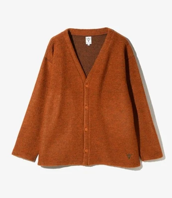 Новый с Ярлыками South 2 West 8 V шеи кардиган W/PE вареный Джерси оранжевый South2 West8 - Изображение 1 из 3