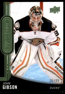 2014-15 Upper Deck Overtime Green #71 John Gibson /99 - Picture 1 of 2