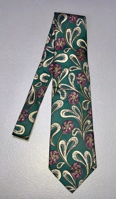 VTG 90’s Pierre Balmain Paris 100% Italian Silk Men’s Tie Excellent Condition  - Image 1 of 4