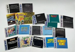 Lotto Libretti Manuali Istruzioni Nintendo Gameboy + Inserti Extra Vintage anni 90 - Foto 1 di 4