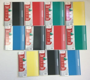 Mead 3 Subject Wide Ruled Notebooks, 100 Sheets, Assorted Colors (11PK) - Picture 1 of 1
