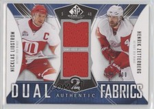 2009-10 SP Game Used Edition /100 Nicklas Lidstrom Henrik Zetterberg #AF2-LZ HOF