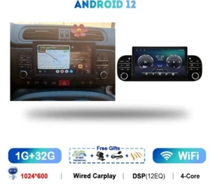 Radio 1 Din Para Fiat Panda 312 Bluetooth Usb Mp5 Carplay Gps Wi-Fi Android 1/32 - Imagen 1 de 1