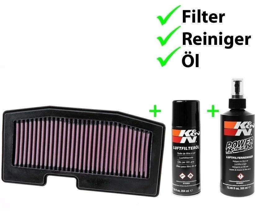 K&n Cambio Filtro de Aire + Conjunto para Cuidado TB-6713 Triumph Daytona 675 - Imagen 1 de 1