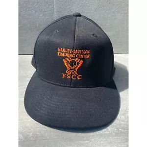Harley Davidson Training Center FSCC 210 Fitted Hat Cap Baseball Size 6 7/8-7 1/ - Picture 1 of 9