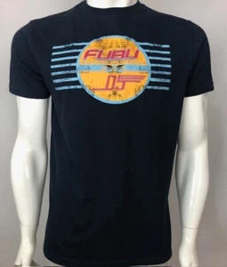 FUBU MEN'S NAVY '05' T.SHIRT WITH VINTAGE PRINT SIZE L. BNWT - Picture 1 of 4