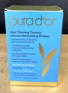 Pura d'or Hair Loss Prevent Therapy Moisturizing Masque 8 Packs - Picture 1 of 4