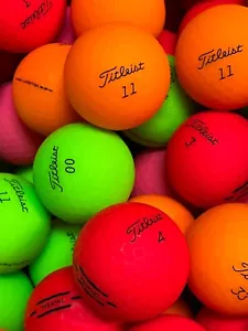 36 Assorted Matte Titleist Velocity / TruFeel Used Golf Balls AAA (3A) - Picture 1 of 2