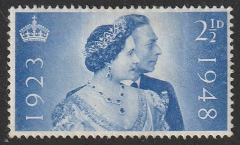 GB 1948 Royal Silver Wedding 2½d SG 493 MM Cover