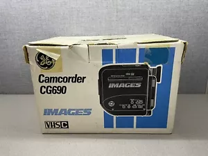 Vintage GE Compact VHS Video Camcorder CG690 - Untested - Picture 1 of 12