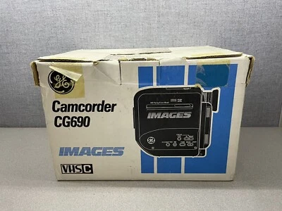 Vintage GE Compact VHS Video Camcorder CG690 - Untested - Image 1 of 4