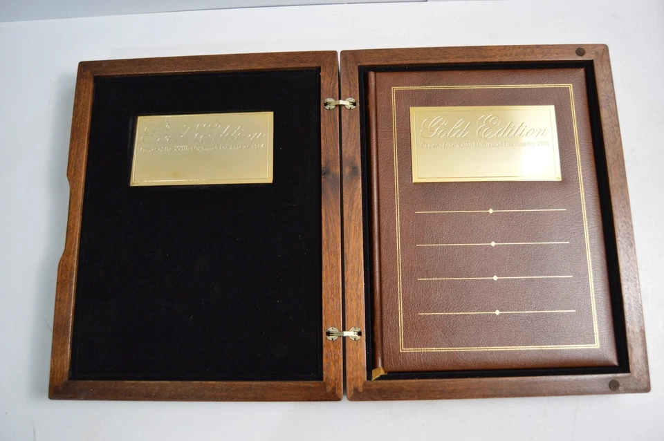 1984 Gold Edition Olympic Games Autographed Photograph Book XXIIIrd Los Angeles - Image 1 of 4