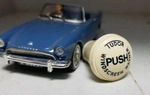 Sunbeam Alpine Tudor Type Dash Manual Pump Windscreen Washer Knob Cream Ivory - Picture 1 of 3