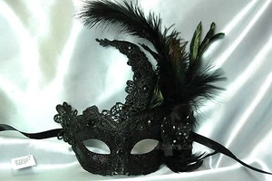 Maschera Maschera New Orleans Mardi Gras Maschera Costume Prom San Valentino Festa Lingerie - Foto 1 di 5