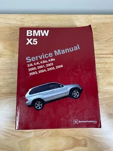 Bmw X5 (E53) Service Repair Workshop Manual 2000-2006 3.0I 4.4I 4.6Is 4.8Is Book - Picture 1 of 3