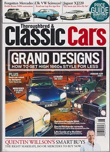 THOROUGHBRED & CLASSIC CARS MAGAZINE AUGUST 2014, GRAND DESIGNS. - Foto 1 di 1