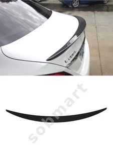 BOOT SPOILER TRUNK Roof for Mercedes E class W213 2016+ Sedan EAR WING ABS - Foto 1 di 11