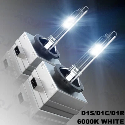 2X D1S D1R LED Headlight Bulbs 100W 6500K Super White HID Xenon Conversion Kit - Image 1 of 4